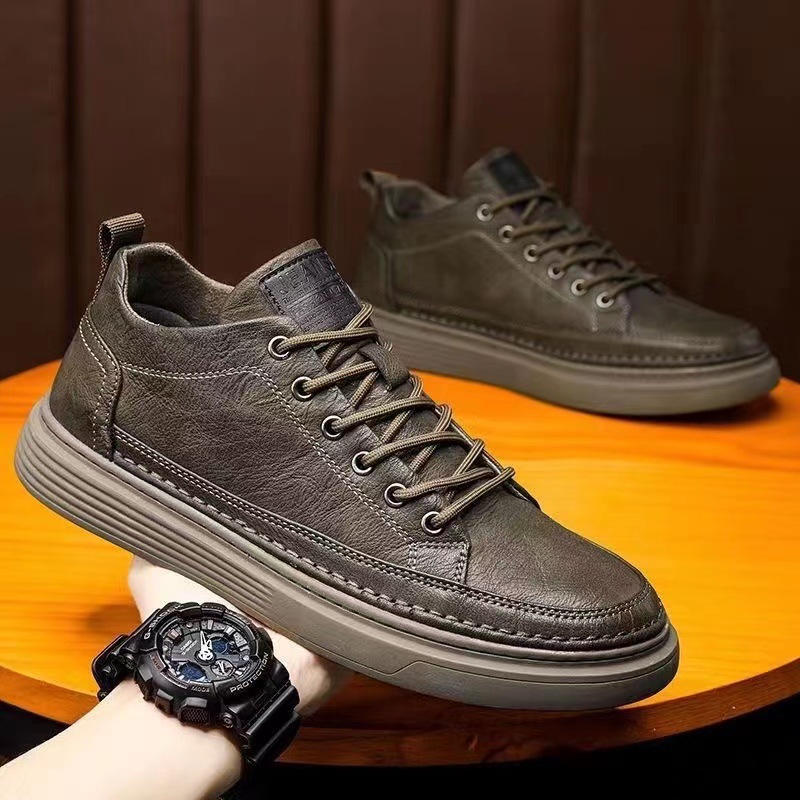 Sepatu Kulit Kasual Musim Semi - Leatherworking Leveling ulasan dan harga
