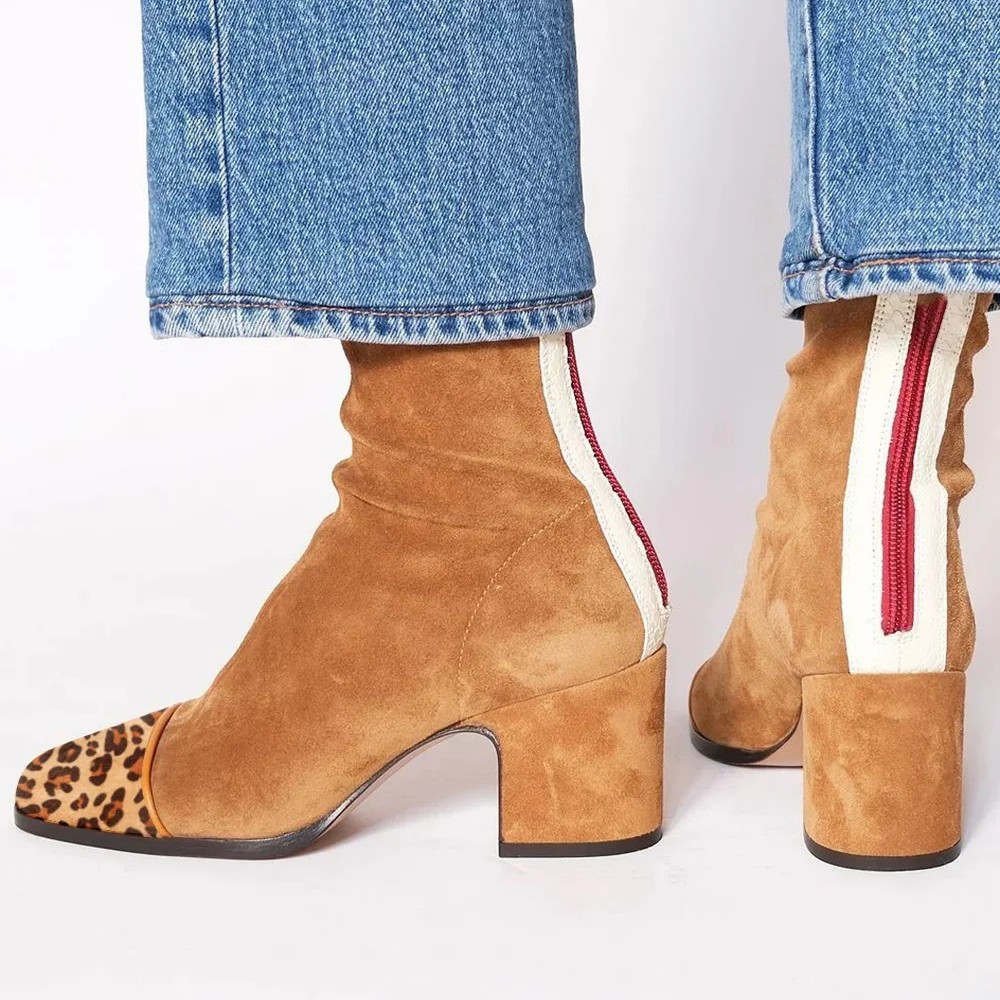 Sepatu Bot Wanita Kulit Suede  - Leather Work Women Shoes ulasan dan harga