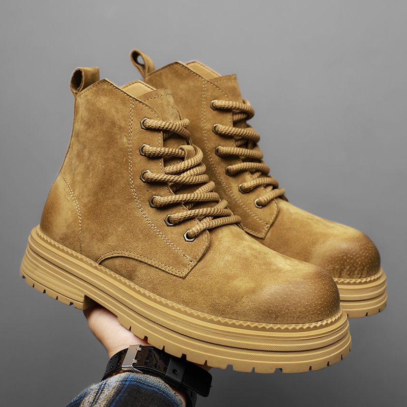 Sepatu Bot Pergelangan Kaki Pr - Leather Work Boots ulasan dan harga
