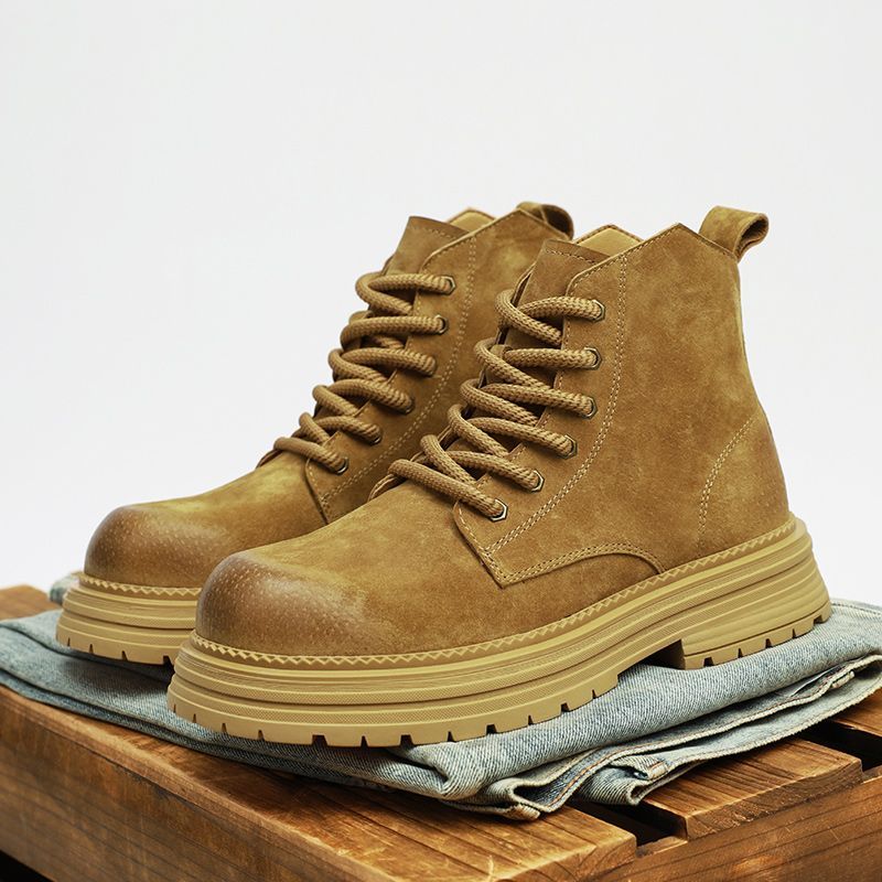 Sepatu Bot Pergelangan Kaki Pr - Leather Work Boots ulasan dan harga