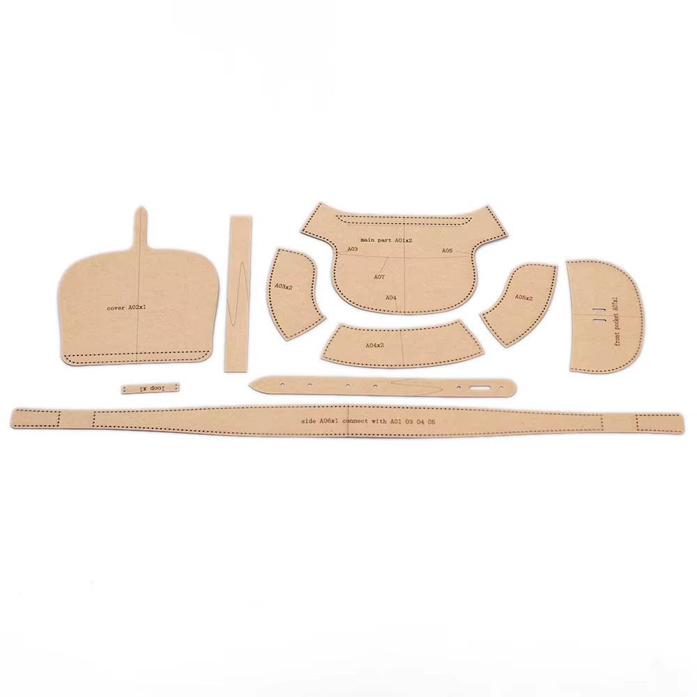 Templat pemotong cetakan tas b - Leatherwork Patterns ulasan dan harga