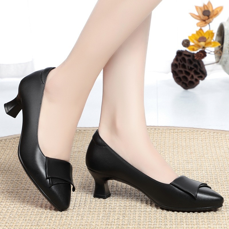 Sepatu Kerja Wanita Kulit Asli - Leather Work Women Shoes ulasan dan harga
