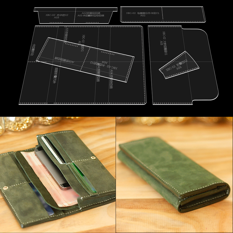 YOMDID dompet panjang Template - Leatherwork Patterns ulasan dan harga