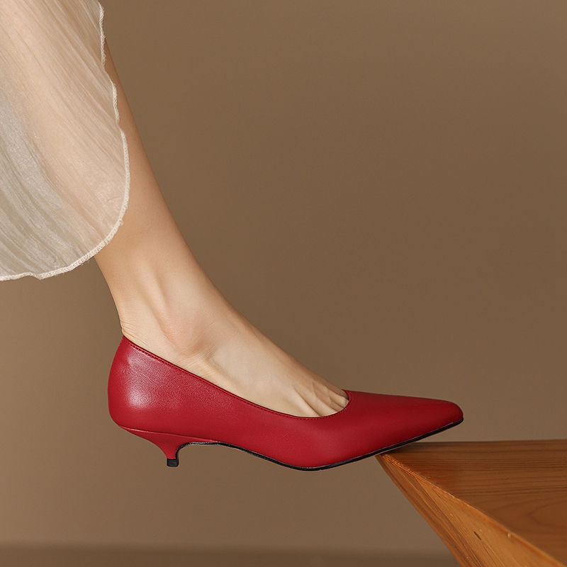 Sepatu kerja wanita model baru - Leather Work Women Shoes ulasan dan harga