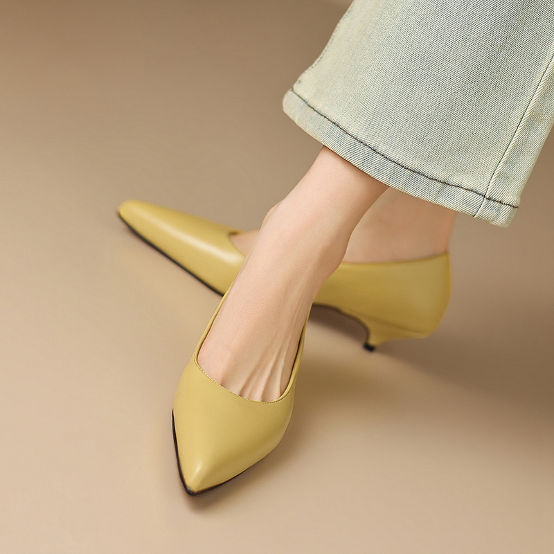Sepatu kerja wanita model baru - Leather Work Women Shoes ulasan dan harga