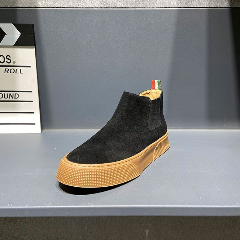 Sepatu Boots Chelsea Pria Musi - Leather Work Boots ulasan dan harga