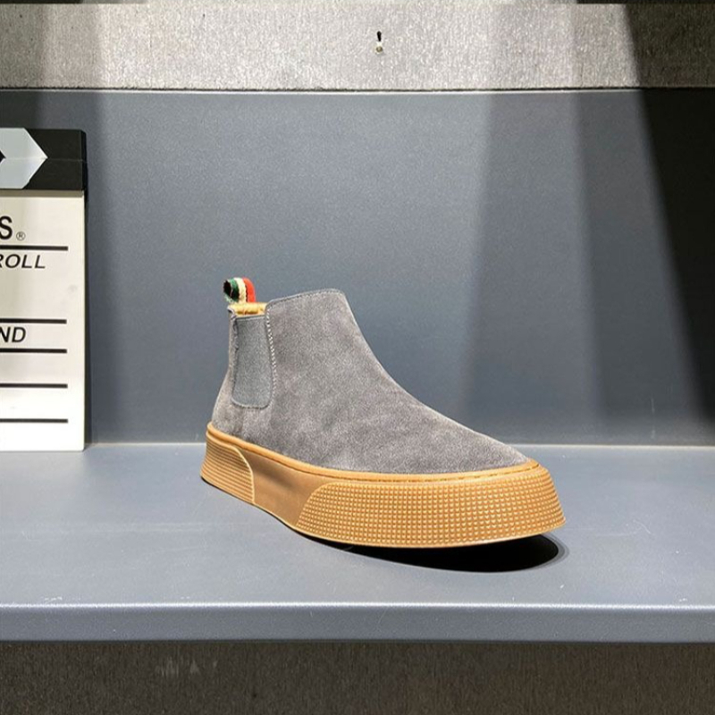 Sepatu Boots Chelsea Pria Musi - Leather Work Boots ulasan dan harga