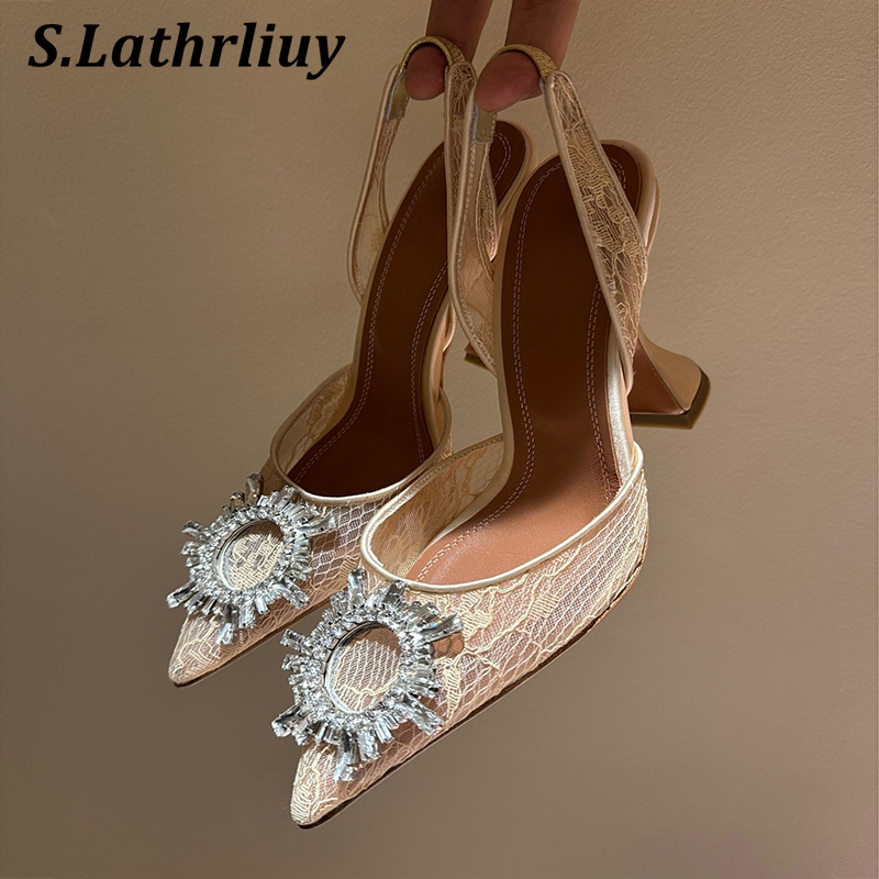 Sandal Berlian Imitasi Bunga U - Leather Work Dress ulasan dan harga