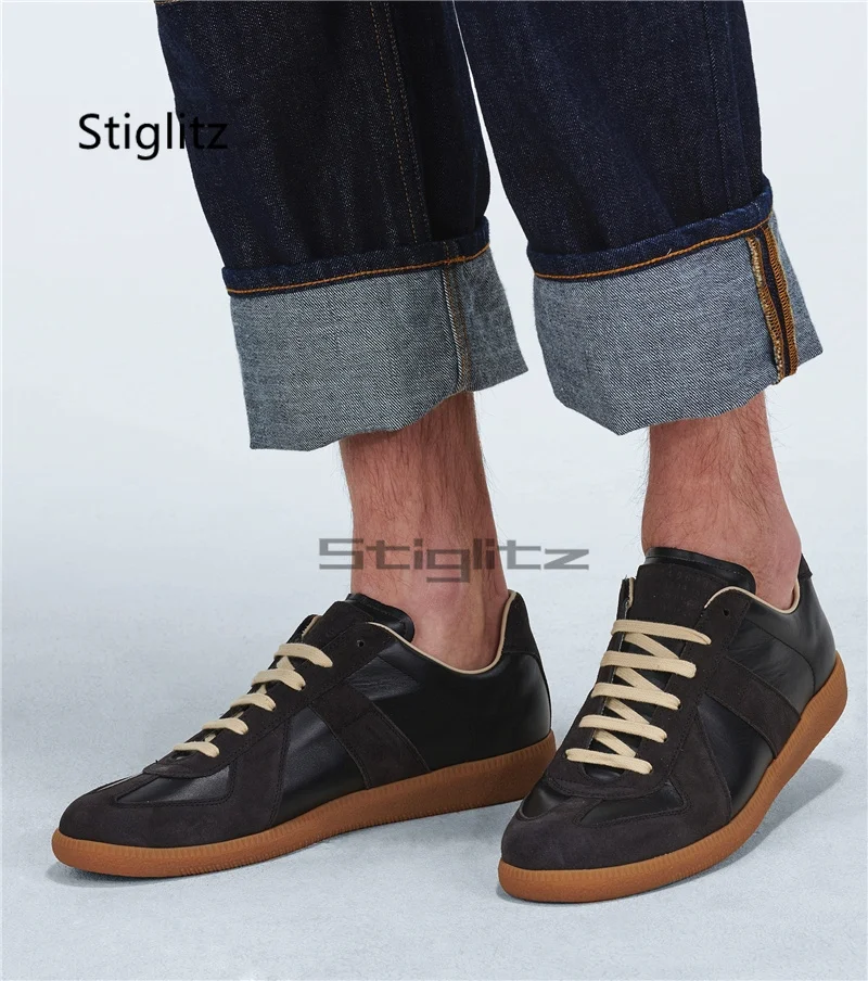 Sepatu Sneakers Kasual Pria Mo - Leatherwork Training ulasan dan harga
